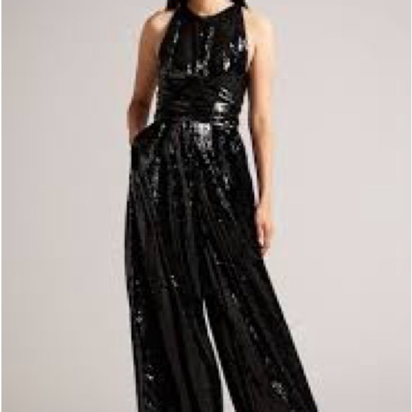 Ted Baker Vivalee sequin jumpsuit - Picture 3 of 6